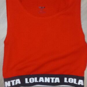 Lolanta Red and Black Dancing Top